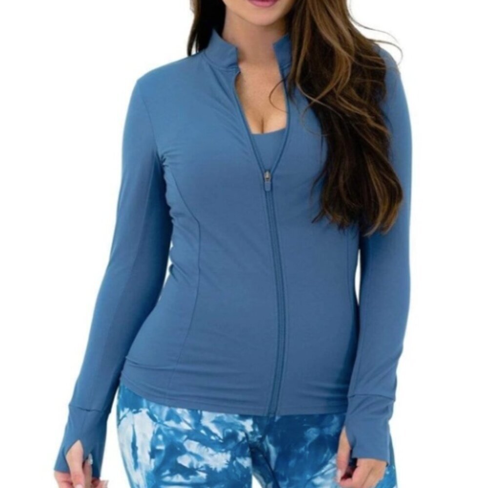 Balance Athletica Elevate Full Zip Blue size small like new